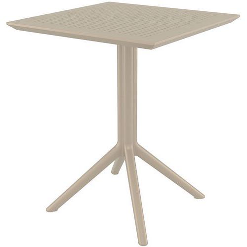 Folding Dining Table - Outdoor/Indoor - Durable Resin - 740mm High