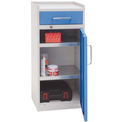 Metal Tool Cupboard & Drawer - HxWxD 980x430x340mm - Manutan UK Metal Tool Cupboard & Drawer - HxWxD 980x430x340mm - Manutan UK