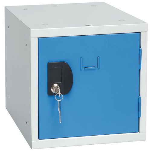 Cube Metal Office/Gym Storage Lockers - Cylinder Lock - Manutan Expert