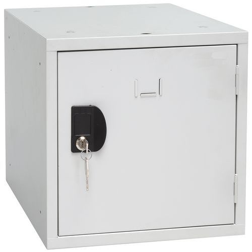 Cube Metal Office/Gym Storage Lockers - Cylinder Lock - Manutan Expert