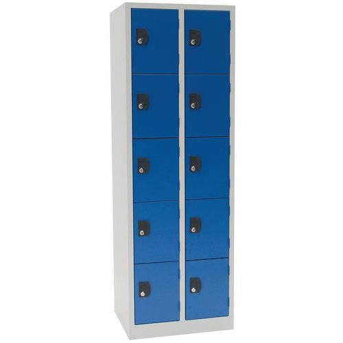 Metal Storage Lockers - 1-3 Nestable Columns - 4-6 Cabinets - Manutan