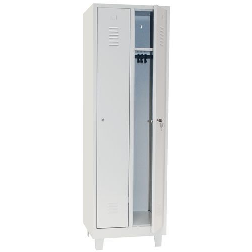 Clean & Dirty Metal Storage Lockers - 1-4 Columns - On Feet - Manutan Expert