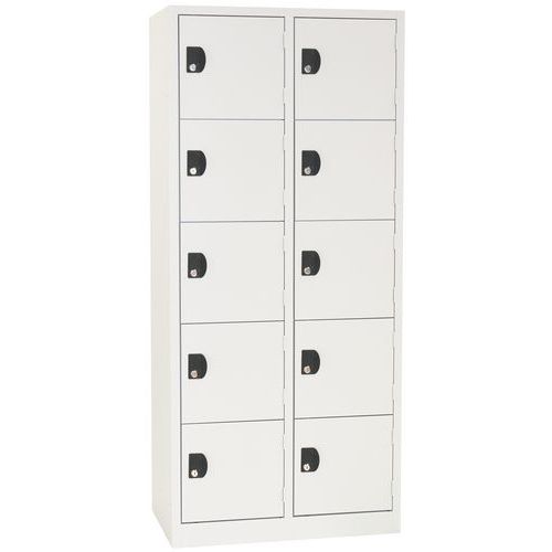 Metal Storage Lockers - 1-3 Nestable Columns - 4-6 Cabinets - Manutan