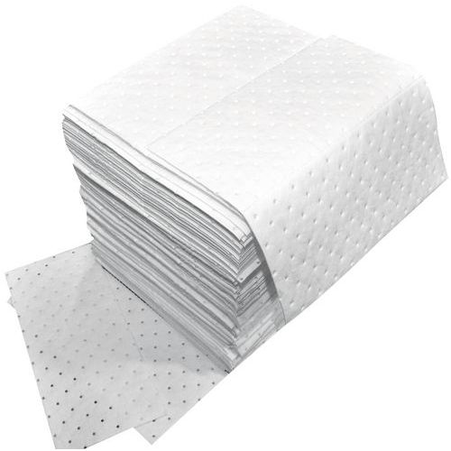 Oil & Fuel Spill Pads - Hydrocarbon Absorbent - Waterproof - Manutan