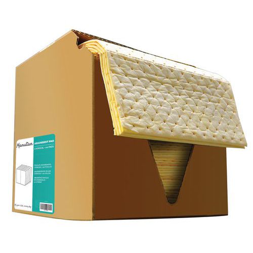 Chemical Spill Cloths - Light/Heavy Absorbent Sheets - Manutan UK Chemical Spill Cloths - Light/Heavy Absorbent Sheets - Manutan UK