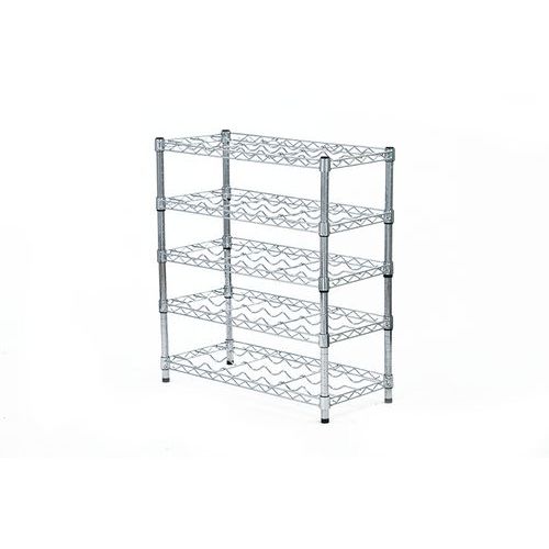 Chrome Wine Rack (838h x 760w) For 35 Bottles Chrome Wine Rack (838h x 760w) For 35 Bottles