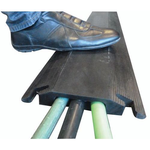 Cable Cover Strips For Floors - 1M Long - Anti-Slip Ribbing - Manutan