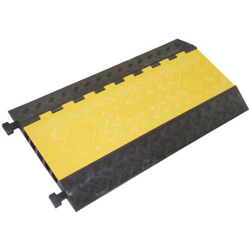 Floor Cable Protector - Cover For 5 Cables - Heavy Duty - Manutan UK