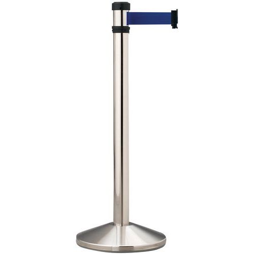 Belt Barrier/Crowd Control Posts - 1-3 Retractable Belts - Manutan UK