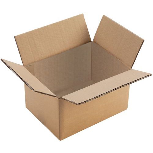 Cardboard box made of recycled materials - Double wall - Manutan Expert