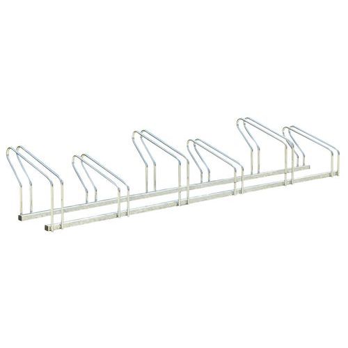 Bike Parking Rack - Side-by-side Stand - 4, 6 & 8 Spaces - Manutan UK Bike Parking Rack - Side-by-side Stand - 4, 6 & 8 Spaces - Manutan UK