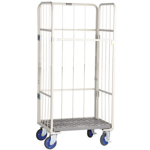 Stackable Pallet Roll Wire Cage Containers - Heavy Duty 500kg UDL