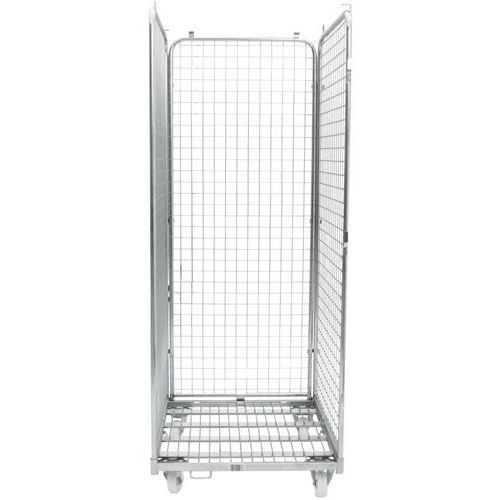 Roll Cage/Container - Steel Base - 400kg Capacity - Manutan UK