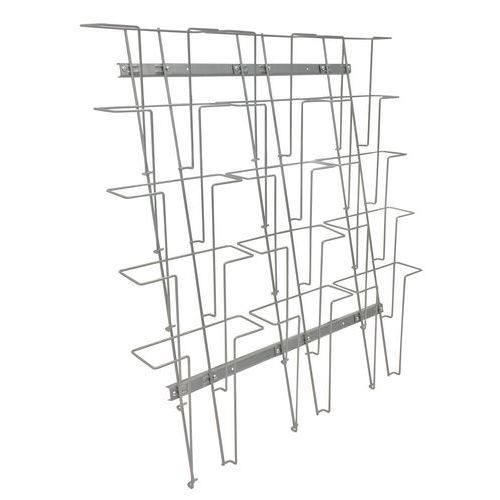 Display Stand - Wall Leaning & Double-sided - For A4 Leaflets & Papers