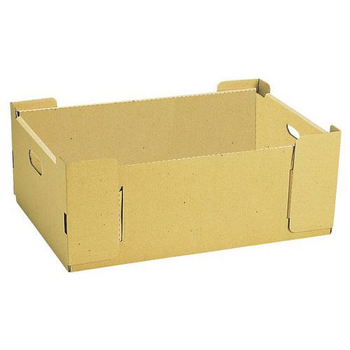 Stackable cardboard containers - Length 530 mm - 25 I