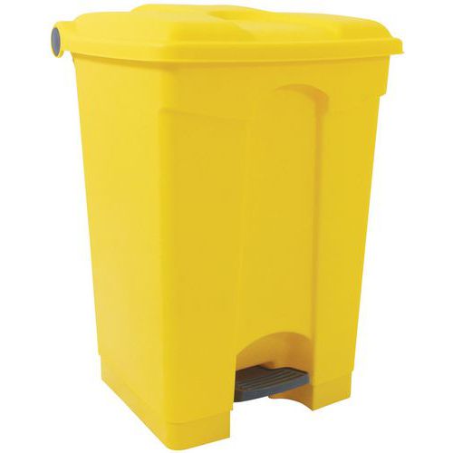 Plastic Pedal Bin - Food Waste - 45-Litre Capacity - Manutan Expert