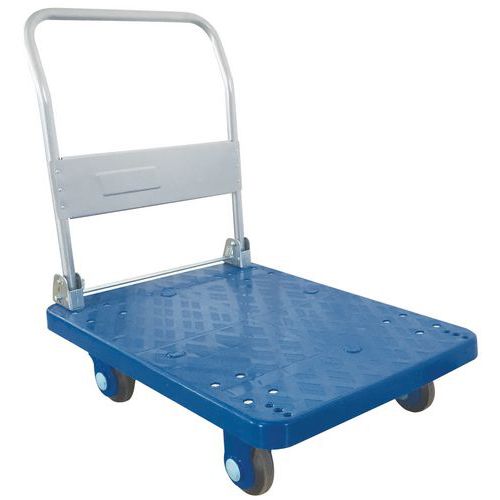 Platform Truck/Trolley - Folding Plastic Platform - 300kg - Manutan Platform Truck/Trolley - Folding Plastic Platform - 300kg - Manutan
