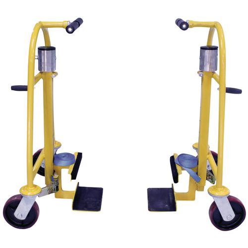Pack Of Two Manual Sack Trucks - Heavy Duty 600kg Capacity - Manutan