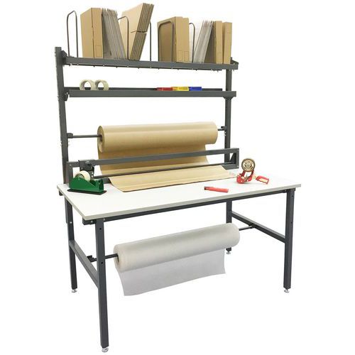 Complete Packing Station - Warehouses Packaging Tables - Manutan Expert