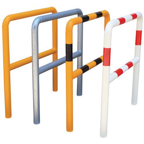 Steel Hoop Traffic Barrier - 1m To 2m Long - Manutan UK