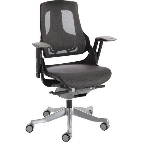 Executive Mesh Chair - High Back - Extra Ergonomic - Adjustable Arms