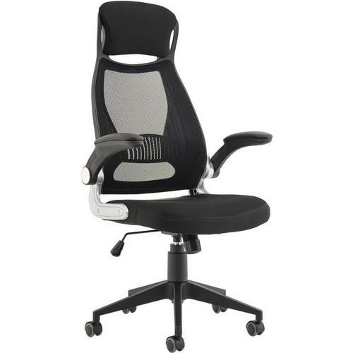 Black Executive Chair - Ergonomic High Mesh Back & Adjustable Arms