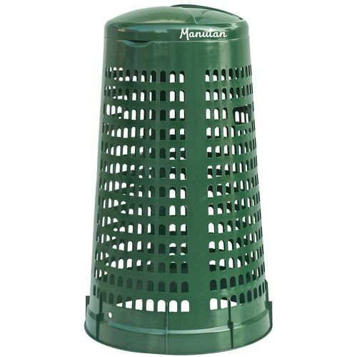 110-l bin bag holder with lid - Manutan