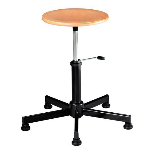Primo low workshop stool - Feet and castors - Linea Primo low workshop stool - Feet and castors - Linea