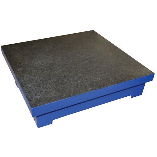 Surface Calibration Plate - Cast Iron - Ribbed Surface Mat - Manutan Expert