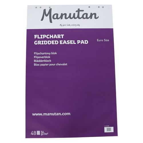 48-sheet flip chart pad - Manutan Expert