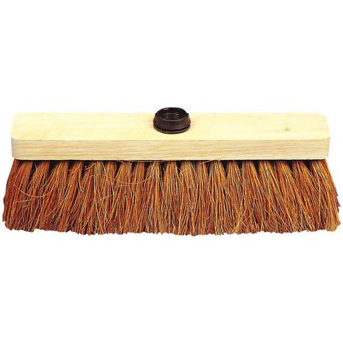 Natural Fibre Cleaning Broom with Soft Bristles