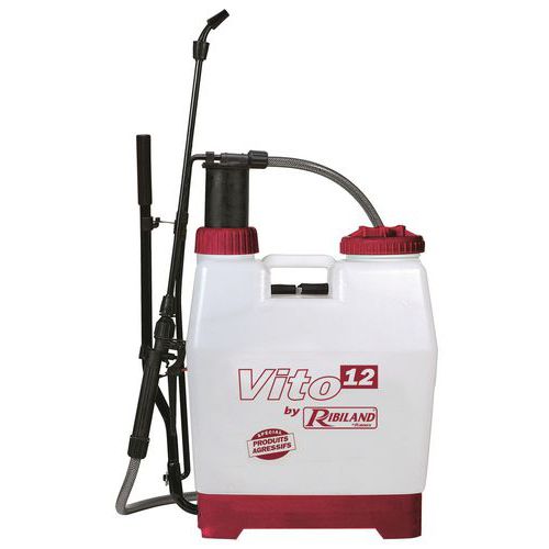 Pressurised backpack sprayer specially for aggressive products - Ergonomic - 13 l Pressurised backpack sprayer specially for aggressive products - Ergonomic - 13 l