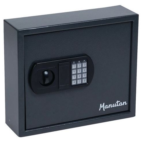 Electronic Key Cabinet - High-Security Metal Cupboard - Slimline Safes - Manutan Expert