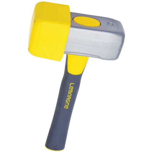 Nanovib® bevel edge club hammer with rubber end