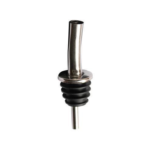 Stainless Steel Curved Pourers - Pack of 10 for Bars & Cocktails Stainless Steel Curved Pourers - Pack of 10 for Bars & Cocktails