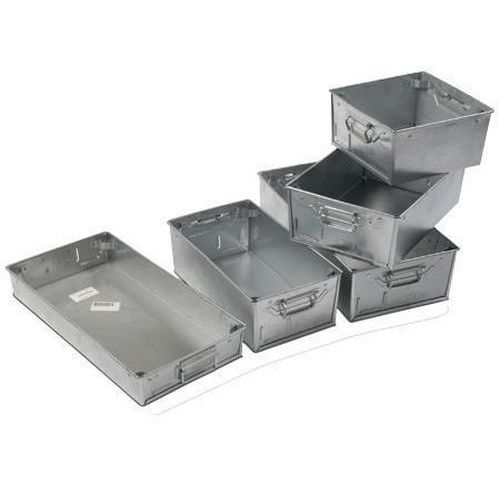 Tote Pans - Galvanised Steel - Fire Rated Class 0