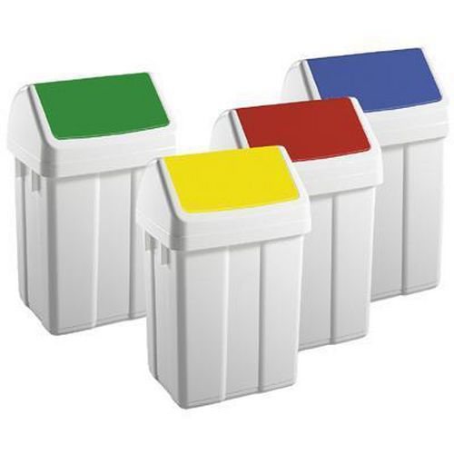 Swing Top Plastic Bins