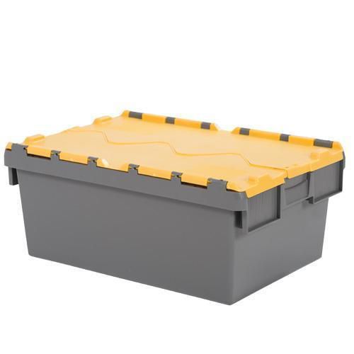 Tote Boxes with Coloured Lids