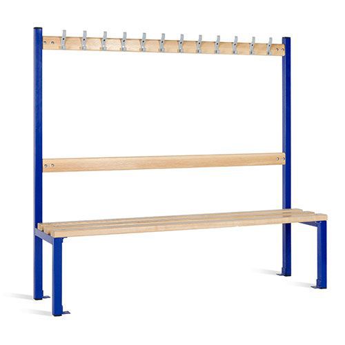 Primary School Changing Room Bench - Single-Sided - Coat Rack - Elite