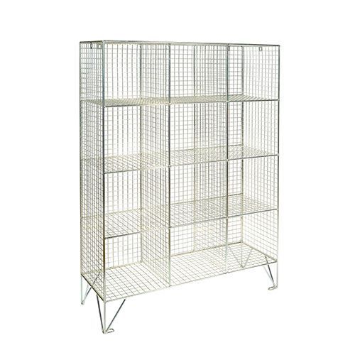 Wire Mesh Baskets - 12-40 Open Storage Boxes - Cubed Partitions
