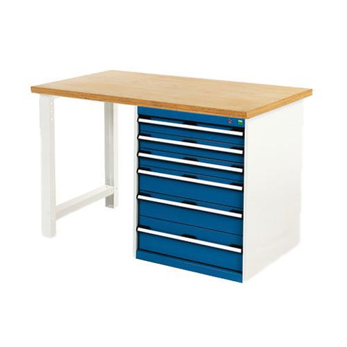 Bott Cubio Heavy Duty Steel Workbench With MPX Worktop HxWxD 940x2000x900mm