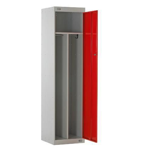 Clean & Dirty Locker - Deep Single Metal Cabinet - Anti-Bacterial Coat
