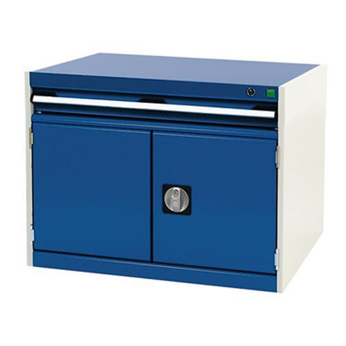 Bott Cubio Combi Cabinet Perfo Doors 1 Shelf And 1 Drawer 600x800x750