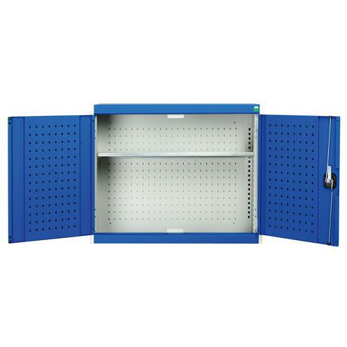 Bott Cubio Wall Cupboard With 2 Perfo Storage Doors HxWxD 700x800x325mm