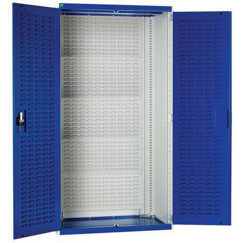 Bott Cubio Metal Storage Cupboard & Louvre Doors HxWxD 2000x1050x650mm