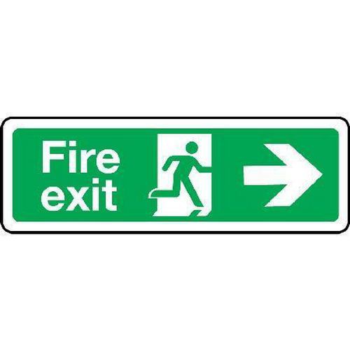 Fire exit Sign - Arrow Right