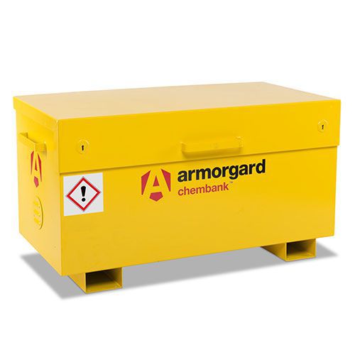 Armorgard COSHH Chemical Storage Chembank Cabinet 660x1275x665mm