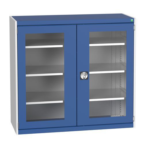 Bott Cubio Metal Cabinet With Vision Doors 1200x1300mm - Secure