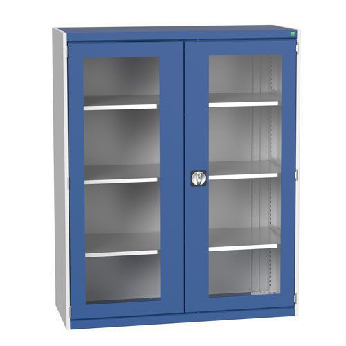 Bott Cubio Metal Cabinet With Vision Doors 1600x1300mm - Secure