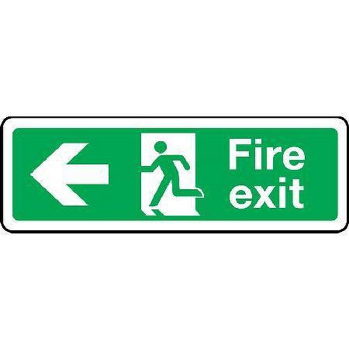 Fire exit Sign - Arrow Left